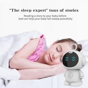 Hxlamzoo Interactive Smart Robot with Voice Control, Educational Games, Music Playback and Coding Functions for Home Entertainment and Learning Activities