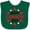 Green, variant on Inktastic Happy Canada Day- Maple Leaf Circle Boys or Girls Baby Bib