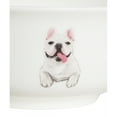 thumbnail image 4 of Pet Portrait White Porcelain All Purpose Bowl - I Love French Bulldogs, 4 of 5
