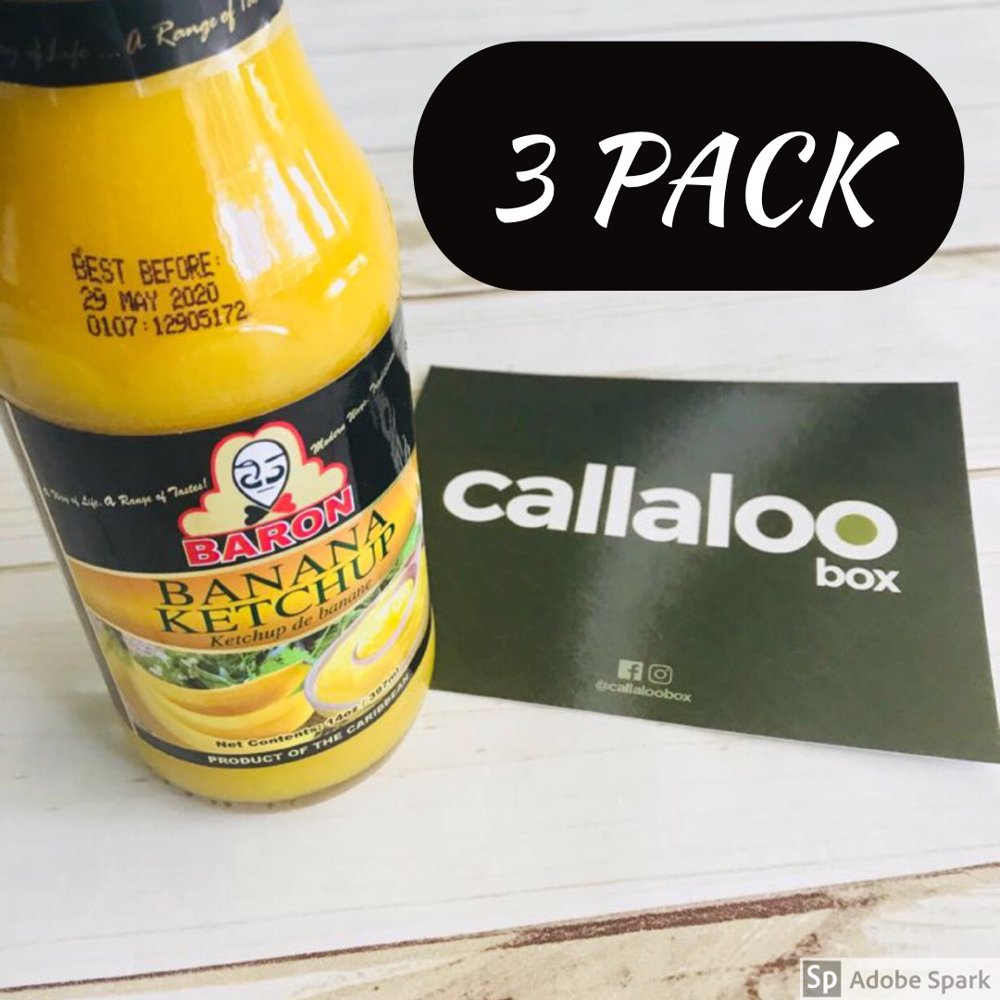 Baron Banana Ketchup 14oz (Pack of 3)