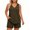 Army Green plus size pajama set for women a1, variant on Women's Plus Size 2 Piece Pajama Set V Neck Sleeveless Tank Top and Shorts Casual Basic Lounge Wear Summer Sleepwear Loungewear Two Piece Shorts Set, Coffee 2XL