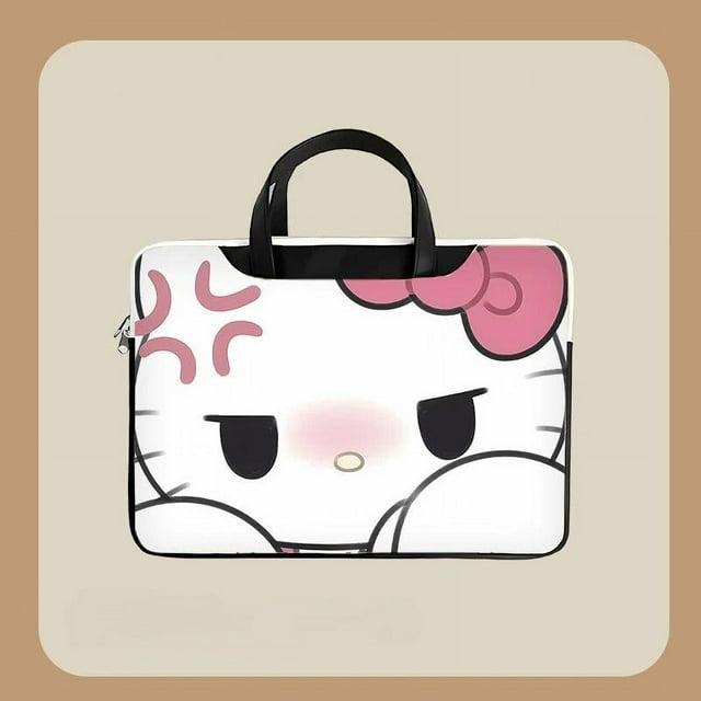 Sanrio Hello Kitty Laptop Bag Kawaii Cartoon Waterproof Shockproof Soft Cover Case for 15.6 16 inch Notebook Computer Case-2款||14寸