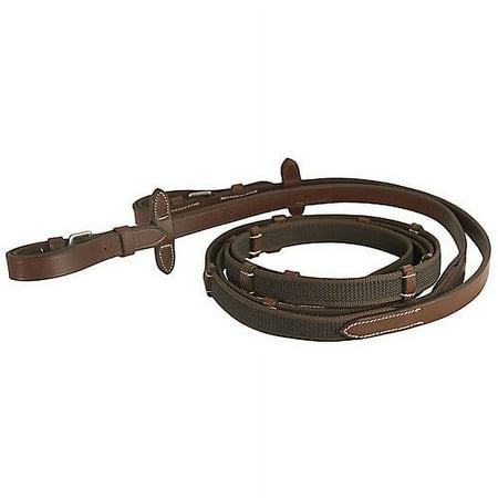 

DaVinci Web Rubber Anti-Slip Rein/Buckle Dark Brow