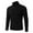 Black, variant on Dxzfnsa Men's Knit Pullover Sweaters Fashion Casual Long Sleeve Stand Collar Sweaters Half Zipper Solid Color Knitted Sweaters Slim Fit Cable Sweaters