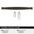 thumbnail image 4 of Amerock Franklin 6-5/16 inch Center-to-Center Oil-Rubbed Bronze Cabinet Pull, 25 Pack, 4 of 4