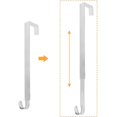 thumbnail image 4 of Adjustable Wreath Hanger for Front Door, Adjustable 15 to 25 Inches Wreath Hanger, Sturdy Metal Wreath Hanger, Larger Christmas Decorations Hook, 4 of 9