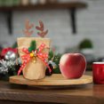 thumbnail image 1 of Christmas Doll Bag Mini Wrap Bags with Drawstring for Holiday Parties - Reusable Candy Shaped Decorative Packaging for Children, 1 of 3