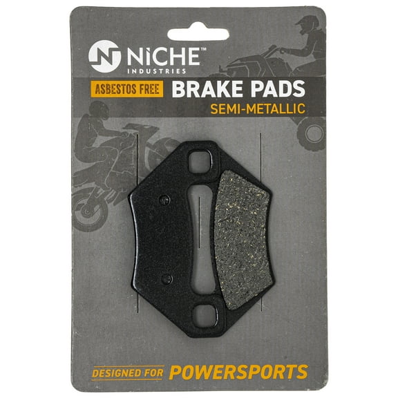 Niche Front Rear Brake Pad Set for Arctic Cat 650 Semi-Metallic ATV 519-KPA2254D