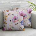 thumbnail image 3 of COMIO  Flowers Pattern Bed Pillow Covers Envelope Closure End Pillow Encasement, 3 of 5