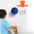 thumbnail image 1 of Baloncesto silencioso con aro, pelota de juguete para niños, suministros para fiestas para diversas actividades en interiores, pelota hinchable, pelot, 1 of 8