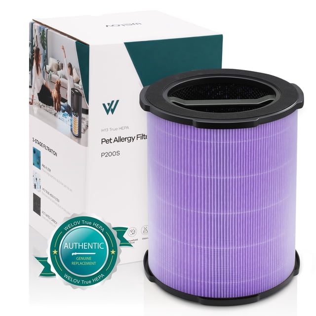Filtro purificador de aire WELOV P200S/P200 Pro 3 en 1 H13 True HEPA