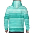 thumbnail image 7 of Naloa Teal Turquoise Men's Casual Hooded Collar Drawstring Hoodies Pullover Sweatshirts Casual Long Sleeve Shirts-3X-Large, 7 of 7