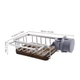 thumbnail image 2 of unbranded Soporte Para Esponjas Y Jabonera Para Fregadero De Cocina En Acero Resistente Y Fácil De Limpiar, 2 of 8