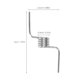 thumbnail image 2 of AURARMLET 6Ud Resorte De Torsión Plateado Para Puerta De Frigorífico Con Instalación Rápida Y Silenciosa, 2 of 8