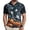 Dark Gray, variant on Funny Halloween Golf Sweatshirts for Men, Spooky Bat Printed Golf Polo Quick-Dry Moisture Wicking Funny Polo Shirts for Men