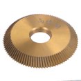thumbnail image 4 of Unique Bargains 16x60x6.35mm Key Cutting Blade Horizontal Machine High-Speed Steel Disk Cutter Locksmith Tool, Titanium Coating, 4 of 5