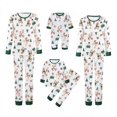 thumbnail image 4 of Conjunto de pijamas de manga larga para padres e hijos, estampado de alces navideños, europeo y americano, ropa para el hogar, 2024, 4 of 5