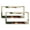 Pattern-33, variant on License Plate Frames Vintage Christmas Santa Claus License Plate Cover Frame 2 Pack Farmhouse Holiday Winter Aluminum Metal License Plate Cover for Women Men US Vehicles 12.3" X 6.3"