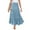 Light Blue, variant on Womens High Waist Skirt Solid Dress Elastic Waist Elegant Skirt Jean Skirt Alt Skirts Overall Skirt for Women