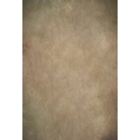 GreenDecor Polyster 5x7ft Light Brown Nearly Solid Old Masters Photography Backdrops Indoor Studio Backgrounds Photo