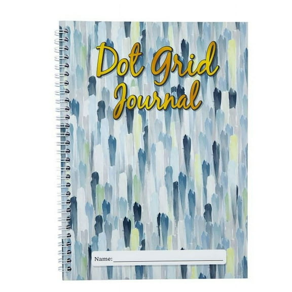 Really Good Stuff Cool and Calm Dot Grid Spiral Journals ? Set of 6