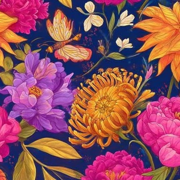 Boho Floral Peel and Stick Wallpaper 23.6in x 9.8ft Vibrant Floral Pink Yellow Purple Flowers Dark Contact Paper Vinyl Waterproof Self Adhesive Wall Paper for Bedroom Shelf Cabinet Renter Friendly