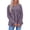 ☃450-Purple, variant on Waffle Knit Tops for Women Empire Waist Flowy Ruffle Peplum Babydoll Tops Crewneck Long Sleeve Tunic Sweaters