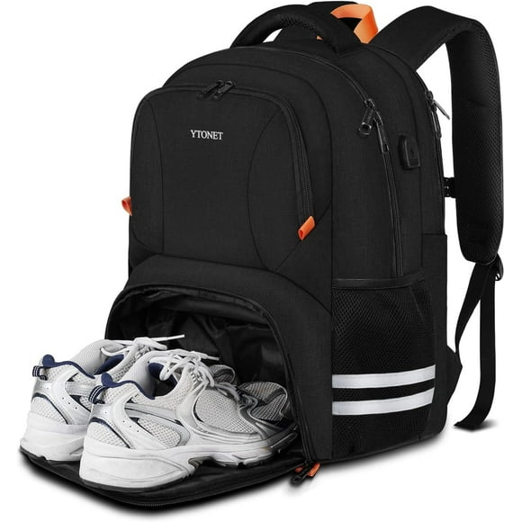 Mochila de gimnasio Ytonet para hombre y mujer con compartimento para zapatos