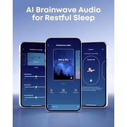 Soundcore Sleep A30 by Anker Sleep Earbuds, Smart Active Noise Cancelling Sleep Headphones, Adaptive Snore-Masking System, Ultra-Comfort for Side Sleepers, 45H Playtime