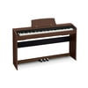 Casio PX770 Privia 88-Key Digital Home Piano with Scaled, Weighted Hammer-Action Keys, Brown