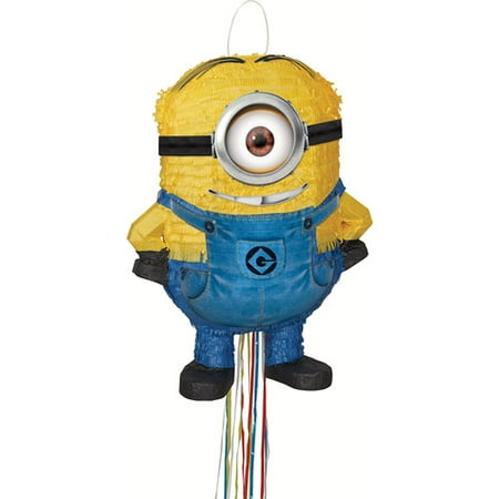 - Despicable Me Minions Pinata, Stuart, Pull String 20 x 15 in, 1ct