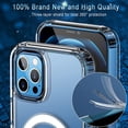 thumbnail image 3 of Líquido de silicona suave Magsafe a prueba de golpes magnética caja del teléfono para el iPhone 11 12 13 14 Pro Max X XR Xs Max 7 8 14 Plus cubierta transparente TYUF, 3 of 3
