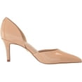 thumbnail image 6 of Sam Edelman Viv Beige Blush Slip On Stiletto Heel Pointed Toe Fashion Pumps (Beige Blush, 6), 6 of 6