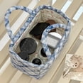 thumbnail image 5 of Yucurem Boho Quilted Fabric Storage Baskets for Organizing, Foldable Floral Laundry Hamper for Toys, Books, Towels, and Clothes, 8.86"x5.12"x4.72", 5 of 6