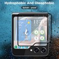 thumbnail image 3 of 2pcs For Samsung Galaxy Z Flip 5 Screen Protector, Tempered Glass Screen Protector, No Bubbles, 3 of 8