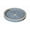 Black, variant on Bone Inlay Serving Tray – Sky Blue with White Floral Vine Motif, Circular Shape, Raised Edge with Diamond & Cross Border, Perfect for Serving or Decor