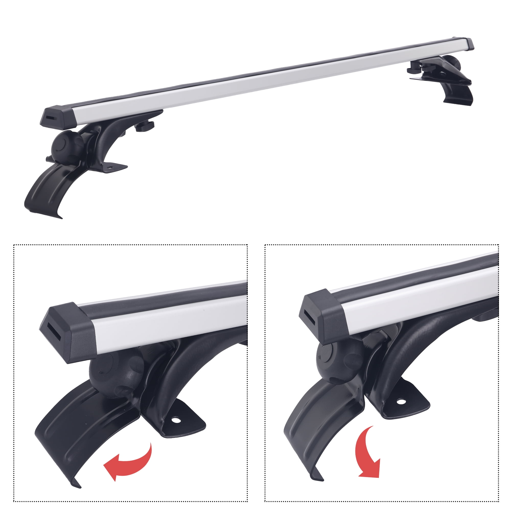 For Toyota Camry 2010-2022 Car Top Roof Rack Luggage Bicycle Carrier 43.3" 100cm