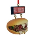 thumbnail image 3 of Kurt Adler Philly Cheesesteak Sandwich Christmas Ornament with Sign, 3 of 3