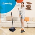 thumbnail image 2 of Juego de escoba y recogedor CLEANHOME Heavy Duty para interiores y exteriores, 2 of 6