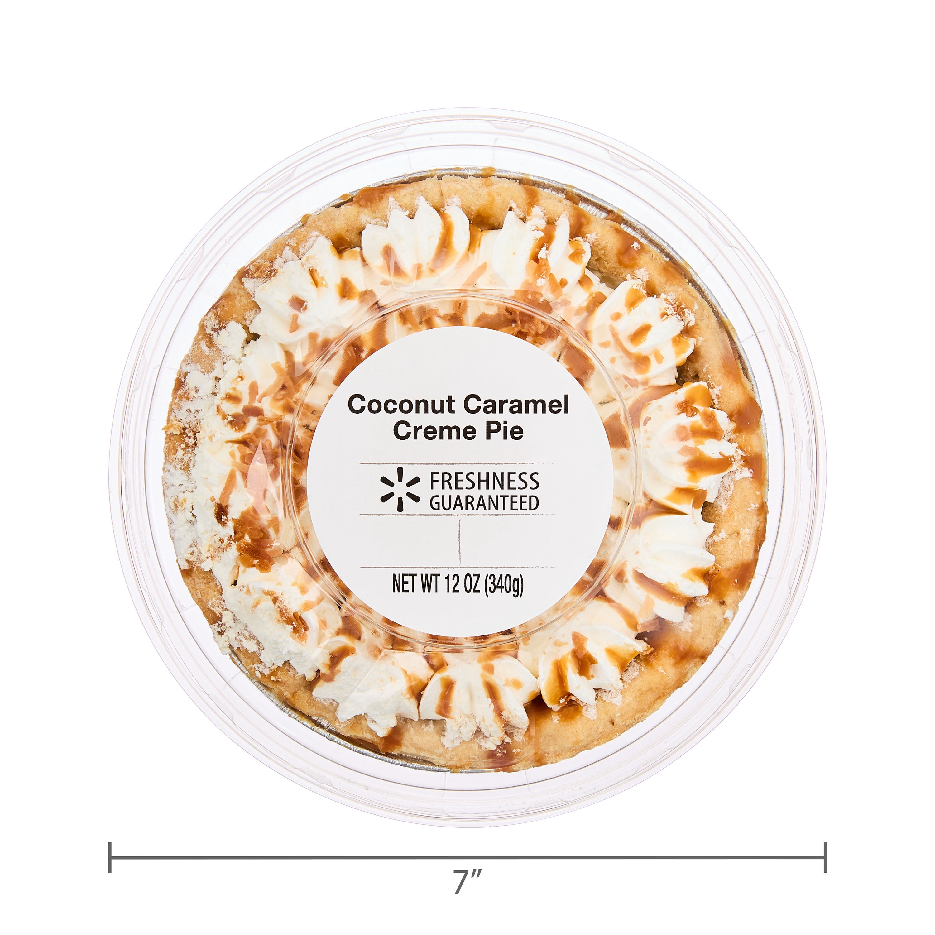 Freshness Guaranteed Coconut Caramel Creme Pie, 12 oz Tray