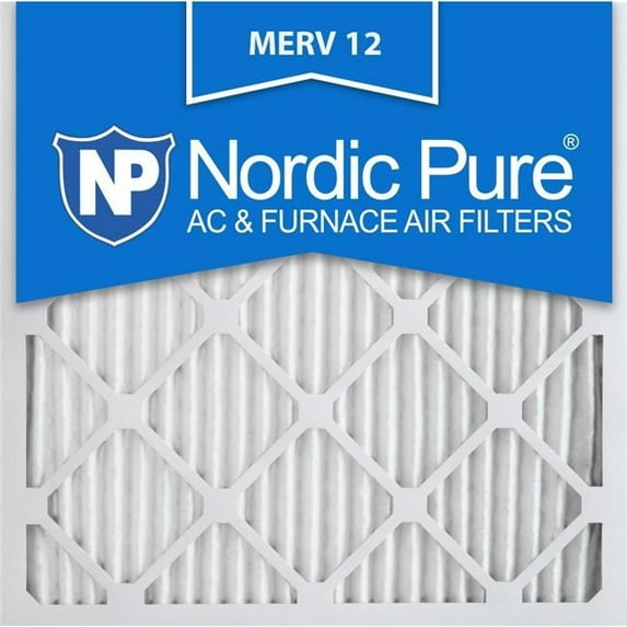 Nordic Pure 27x27x1CustomM12-6 MERV 12 AC Furnace Filters, 27 x 27 x 1 in. - Pack of 6