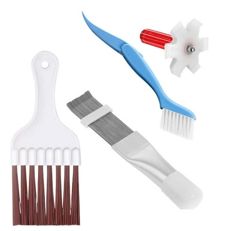 

Laideyi AC Condenser Fin Cleaning Brush Air Conditioner Fin Cleaner Kit Different Condenser Fin Cleaning Brushes Evaporator Radiator Complete Category Repair Clean Set frugal