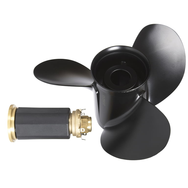 Aluminum Boat Propeller For Mercury Black Max 40-150HP – Multiple Sizes (13x19, 14x13, Etc.), 15-Spline RH