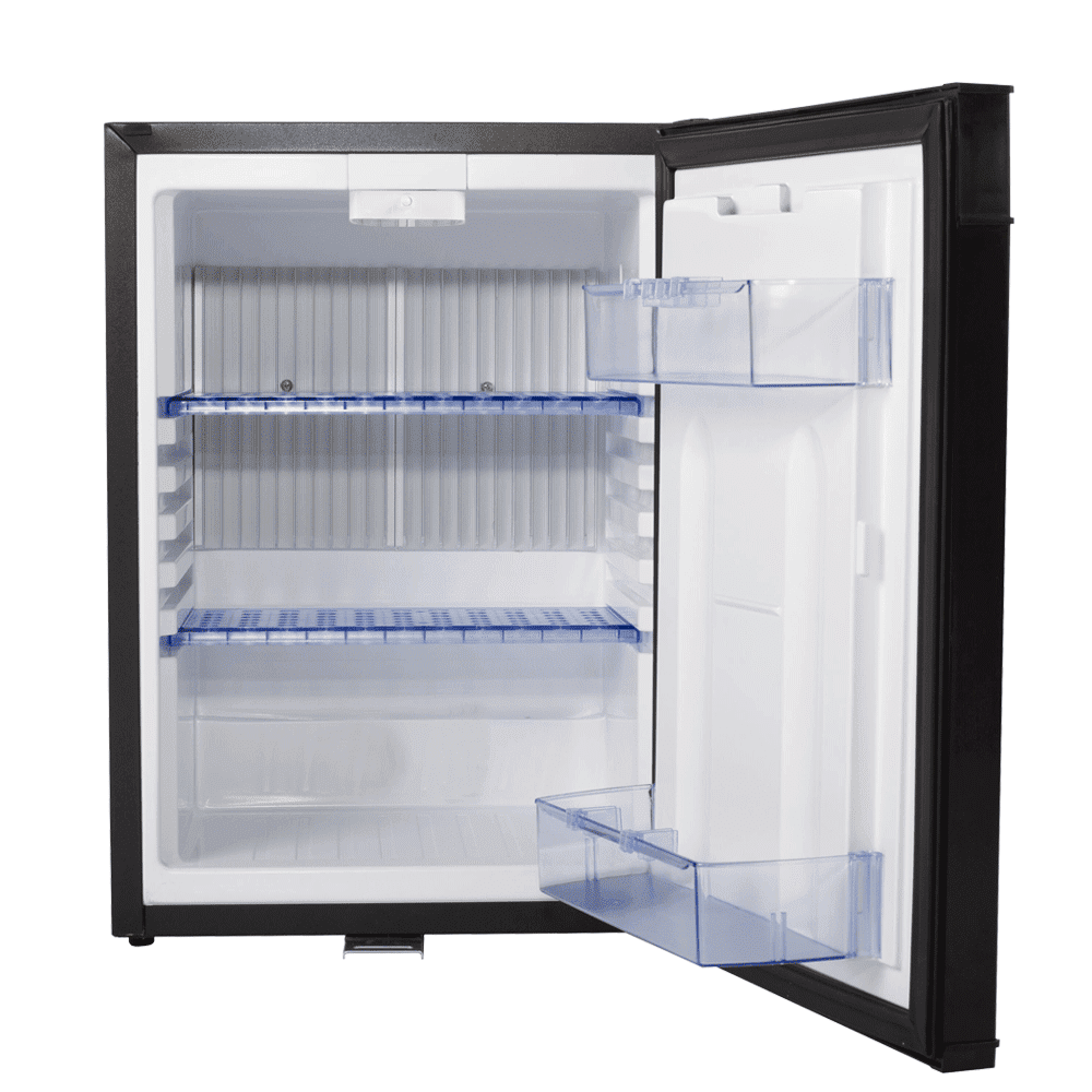 Techomey Portable Mini Fridge 1.4 Cu ft 12V 110V Refrigerator RV and Cascadia Semi Truck