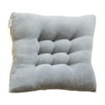 thumbnail image 2 of Four-Season Plush Cotton Linen Chair Cushion, Office Classroom Student Seat Pad, Long Sitting Comfort Tush Cushion for Home Stool Desk, 2 of 6
