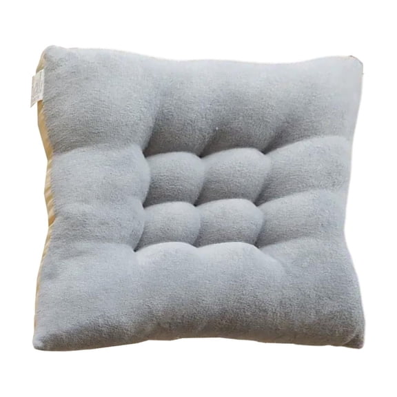 Soft Square Chair Pad with Ties Comfortable Solid Color Chairs Cushion for Office,Home or Car Sitting