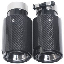 NINTE Exhaust Tip For BMW M Performance Universal Pipes Tail Pipe Tip 63mm/2.48" A Pair