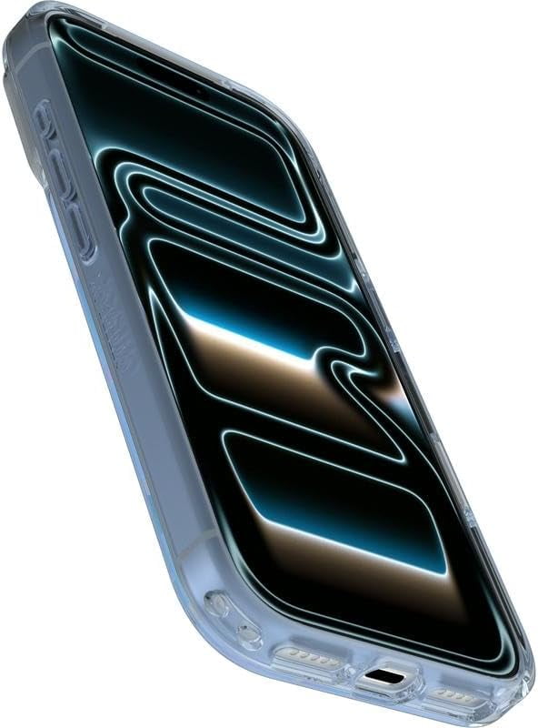 OtterBox iPhone 17 Pro (Only) Bundle: Symmetry Clear Series+ Case & Screen Protector - Opal Prism (Clear/Multicolor) - Snaps to MagSafe, Ultra-Sleek, Raised Edges Protect Camera & Screen, Non-Retail