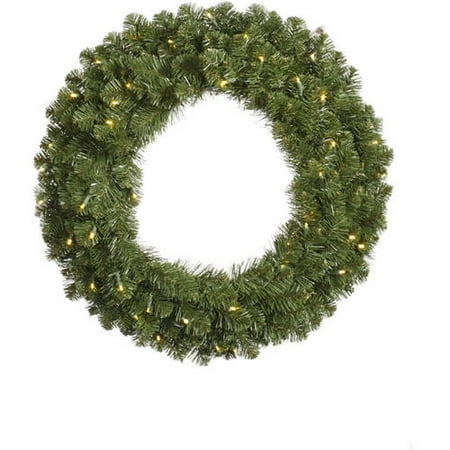 Vickerman 48" Grand Teton Wreath 420T 200 Warm White LED
