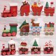 thumbnail image 3 of Inteprter 1 Uds tren de de Navidad adornos de Navidad Santa Claus juguetes para niños 2021 Navidad Noel accesorios de fiesta en casa regalo de Año Kits de decoración para fiestas once Inteprter HA007890-11, 3 of 6